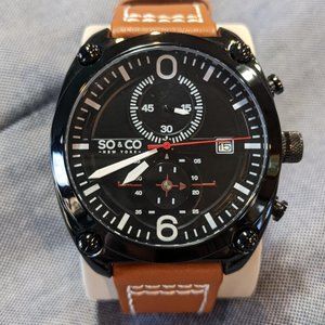 SO & CO TRIBECA 5285 Chronograph Watch